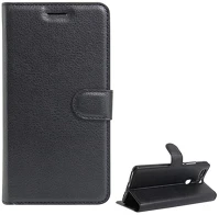 Gigapack GP-64652 Huawei p9 plus  tok álló, bőr hatású flip, prémium, fekete kép