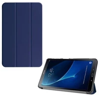 Gigapack gp-65296 Samsung Galaxy Tab A 10.1 Tok álló, bőr hatású (aktív FLIP, oldalra nyíló, TRIFOLD asztali tartó funkció) SÖTÉTKÉK