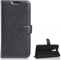 Gigapack GP-67580 Huawei mate 9  tok álló, bőr hatású flip, prémium, fekete kép