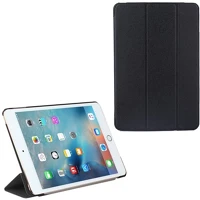 Gigapack GP-70040 Ipad 9.7 (2018)  tok álló, bőr hatású aktív flip, textil minta, fekete kép