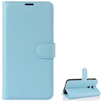 Gigapack GP-70788 Alcatel a3 tok álló, bőr hatású flip, prémium, világoskék kép