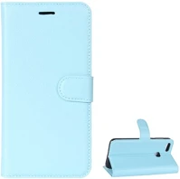 Gigapack GP-72656 Huawei p9 lite mini  tok álló, bőr hatású flip, prémium, világoskék kép