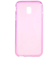 Gigapack GP-73775 Samsung j3 (2017)  szilikon telefonvédő s-line, karbon minta, rózsaszín kép