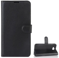 Gigapack GP-73997 Huawei y6 (2017)  tok álló, bőr hatású flip, prémium, fekete kép