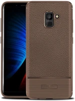 Gigapack GP-74417 szilikon telefonvédő ütésállóság, szálcsiszolt, barna kép