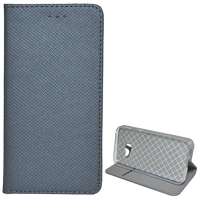 Gigapack GP-74602 Galaxy a3 (2017) sm-a320f szürke bőr hatású oldalra nyíló tok kép