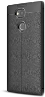 Gigapack GP-75064 Sony xperia l2  szilikon telefonvédő ütésállóság, varrás minta, fekete kép