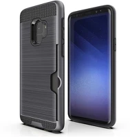 Gigapack GP-75177 szilikon telefonvédő ütésállóság, szálcsiszolt minta, szürke kép