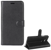 Gigapack GP-75669 Sony xperia l2  tok álló, bőr hatású flip, prémium, fekete kép