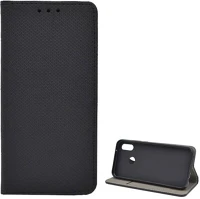 Gigapack GP-76085 Huawei p20 lite  tok álló, bőr hatású flip, rombusz, fekete kép