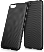 Gigapack GP-77781 Honor 7s  szilikon telefonvédő ütésállóság, csíkos, fekete kép