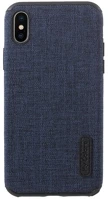 Gigapack GP-78171 Iphone xs 5.8  szilikon telefonvédő textil bevonat sötétkék kép