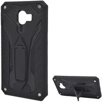 Gigapack GP-78899 defender szilikon telefonvédő ütésállóság, kitámasztó, fekete kép