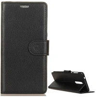 Gigapack GP-79348 Nokia 5.1  tok álló, bőr hatású flip, prémium, fekete kép