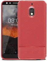 Gigapack GP-79565 Nokia 2.1  szilikon telefonvédő ütésállóság, szálcsiszolt, piros kép