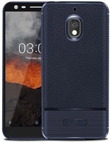 Gigapack GP-79566 Nokia 2.1  szilikon telefonvédő ütésállóság, szálcsiszolt, sötétkék kép