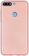 Gigapack GP-79713 Huawei y7 prime 2018  szilikon telefonvédő karbon minta rozéarany kép