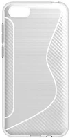 Gigapack GP-80352 Honor 7s  szilikon telefonvédő s-line, karbon minta, átlátszó kép