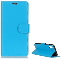 Gigapack GP-80380 Iphone xs max 6.5  tok álló, bőr hatású flip, prémium, világoskék kép