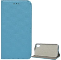 Gigapack GP-80905 Iphone xs max 6.5  tok álló, bőr hatású flip, rombusz, világoskék kép