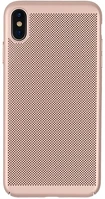 Gigapack GP-81108 Iphone xs max 6.5  műanyag telefonvédő gumírozott, lyukacsos, arany kép