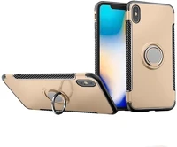 Gigapack GP-81130 Iphone xs max 6.5  szilikon telefonvédő asztali tartó, karbon minta, arany kép