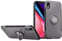 Gigapack GP-81149 Iphone xr 6.1  szilikon telefonvédő asztali tartó, karbon minta, szürke kép