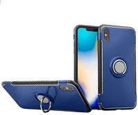 Gigapack GP-81158 szilikon telefonvédő asztali tartó, karbon minta, sötétkék kép