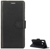 Gigapack GP-81271 Alcatel 5v tok álló, bőr hatású flip, prémium, fekete kép