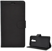 Gigapack GP-81611 Huawei mate 20 lite  tok álló, bőr hatású flip, prémium, fekete kép