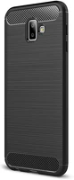 Gigapack GP-81820 Samsung j6 plus  szilikon telefonvédő ütésállóság, karbon minta, fekete kép