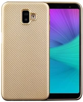 Gigapack GP-82120 Samsung j6 plus  szilikon telefonvédő karbon minta arany kép