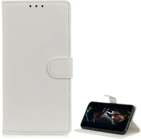 Gigapack GP-82173 Huawei mate 20  tok álló, bőr hatású flip, prémium, fehér kép