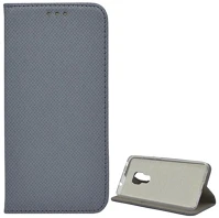 Gigapack GP-82194 Huawei mate 20  tok álló, bőr hatású flip, rombusz, szürke kép