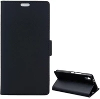 Gigapack GP-82242 Doogee x55  tok álló, bőr hatású flip, prémium, fekete kép