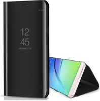 Gigapack GP-82446 Samsung a7 (2018)  tok álló aktív flip, tükrös, fekete kép