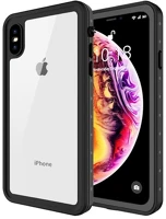 Gigapack GP-82845 szilikon telefonvédő átlátszó előlap és hátlap, 360° védelem, fekete kép