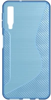 Gigapack GP-82875 Samsung a7 (2018)  szilikon telefonvédő s-line, karbon minta, világoskék kép