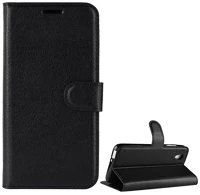 Gigapack GP-84291 Alcatel 1  tok álló, bőr hatású flip, prémium, fekete kép