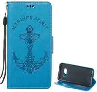 Gigapack GP-85175 Samsung s10e  tok álló, bőr hatású flip, vasmacska, világoskék kép