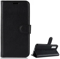 Gigapack GP-85194 Huawei p30 tok álló, bőr hatású flip, prémium, fekete kép