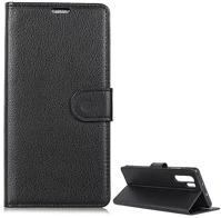 Gigapack GP-85195 Huawei p30 pro  tok álló, bőr hatású flip, prémium, fekete kép