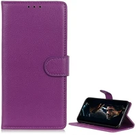 Gigapack GP-87657 Samsung a20e  tok álló, bőr hatású flip, prémium, lila kép