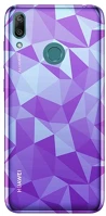 Gigapack GP-88080 Huawei y7 2019  szilikon telefonvédő 3d, gyémánt minta, rózsaszín kép