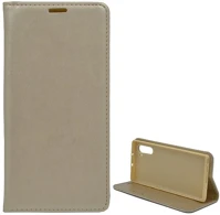 Gigapack GP-89782 Samsung note 10  tok álló, bőr hatású flip, asztali tartó, arany kép