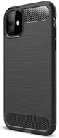 Gigapack GP-90169 Iphone 11  szilikon telefonvédő ütésállóság, karbon minta, fekete kép