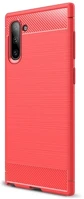 Gigapack GP-90180 Samsung note 10  szilikon telefonvédő ütésállóság, karbon minta, piros kép