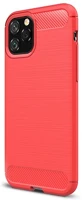 Gigapack GP-90181 Iphone 11 pro  szilikon telefonvédő ütésállóság, karbon minta, piros kép