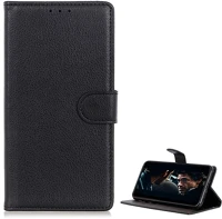 Gigapack GP-90232 Samsung note 10  tok álló, bőr hatású flip, prémium, fekete kép