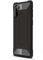 Gigapack GP-90277 defender szilikon telefonvédő ütésállóság, fémhatás, fekete kép